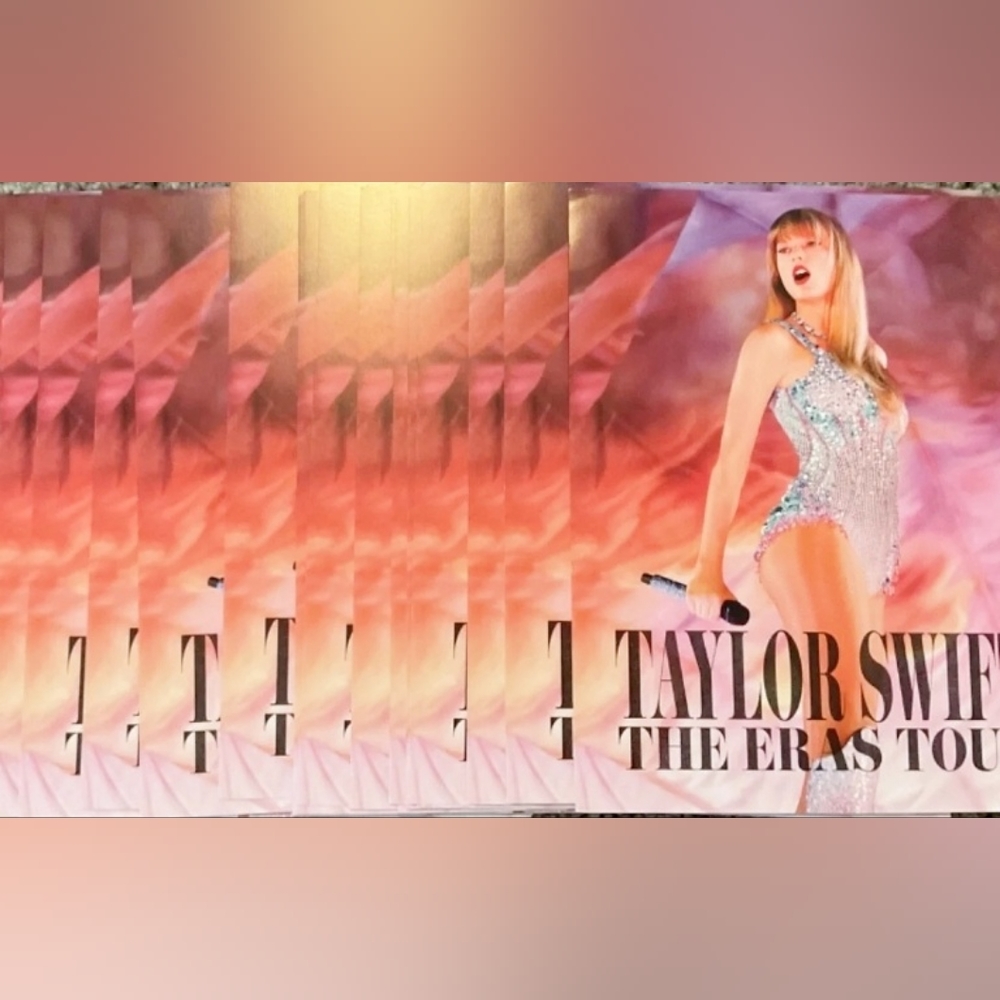 16 -  8" x 10" Taylor Swift - The Eras Tour AMC Poster + popcorn bkt & cups2023